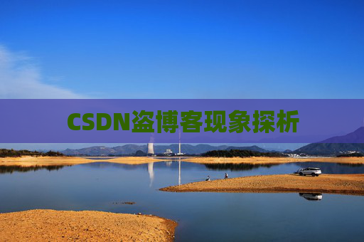 CSDN盗博客现象探析 CSDN盗博客现象探析